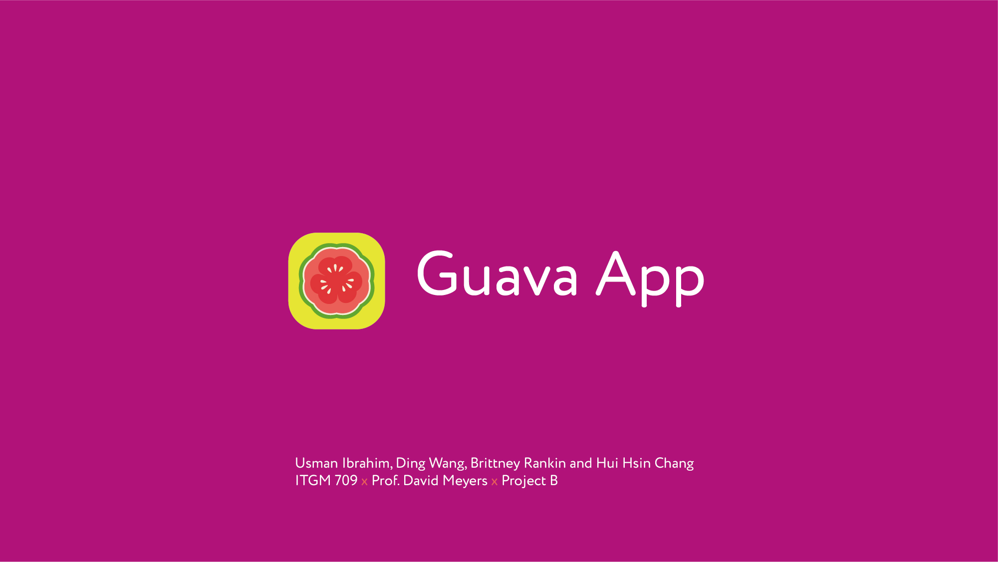 Mobile app design project